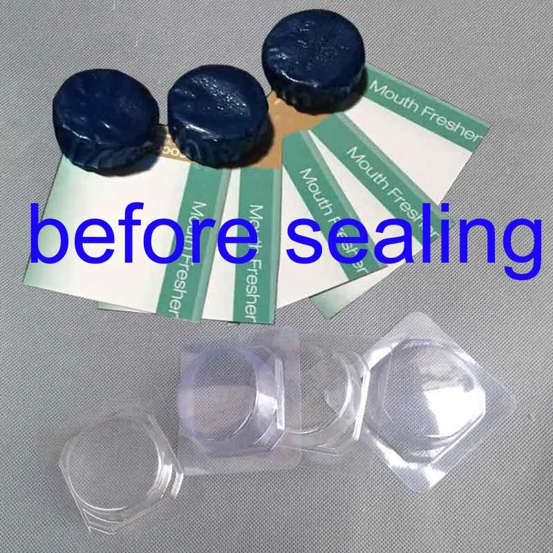 Blister sealing machine for SD card sealing