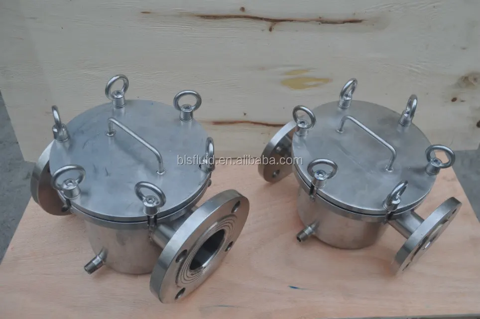 chocolate Magnetic filter, butter stainless steel basket strainer/industrial filter for food, cosmetics(Clamped and flanged)