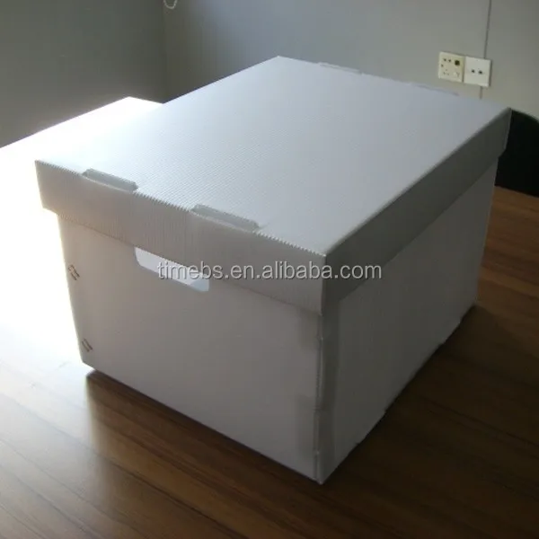 Corrugated Plastic Storage box for shoes clothes and toys