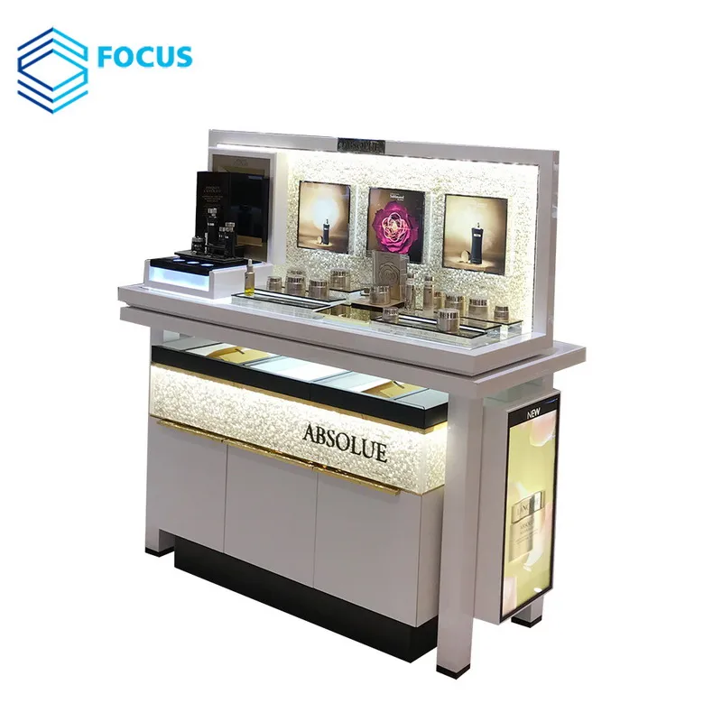 Loreal Cosmetic Display Floor Stand Cosmetic Display Cabinet And Showcase Cosmetic Display Table