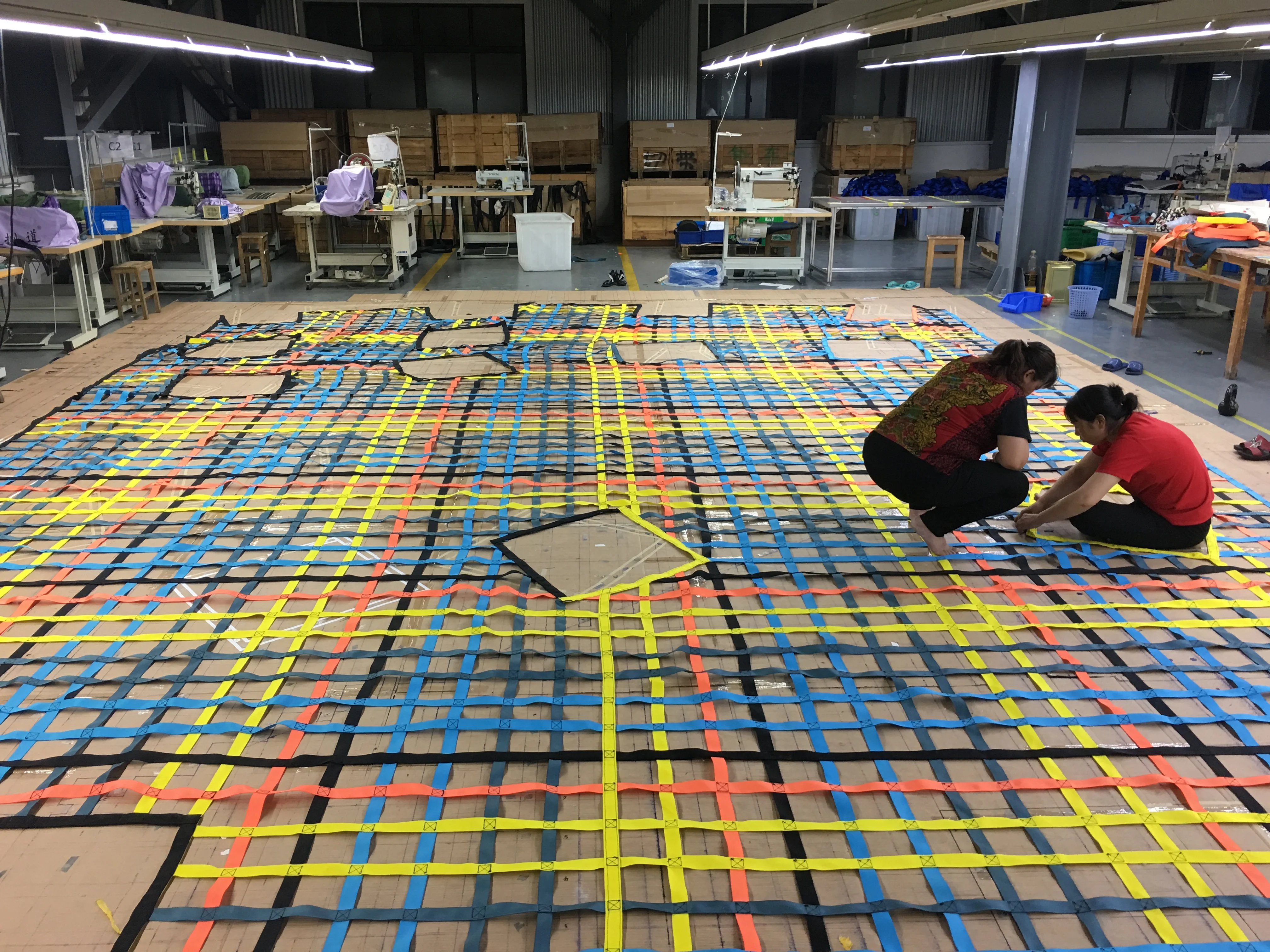 High Quality Profesional Heavy Duty Cargo Nets Airplane Cargo Net Aircraft Helicopter Cargo Net