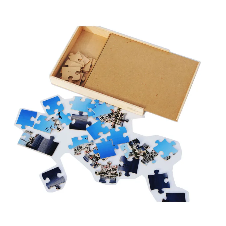 
Wholesale Factory Custom OEM Printed Wooden Jigsaw Puzzle For kids 