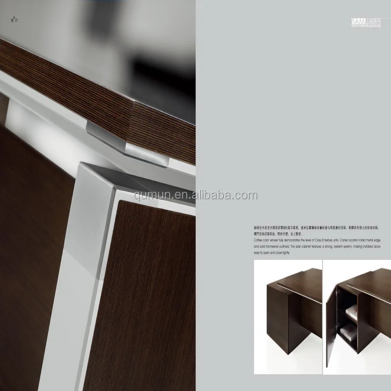 New modern office furniture latest office glass tabletop designs executive desk