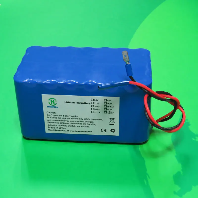 Howell ODM/OEM  deep cycle rechargeable 14.8v li ion battery pack 18.2ah  4s7p 18650 for power supply