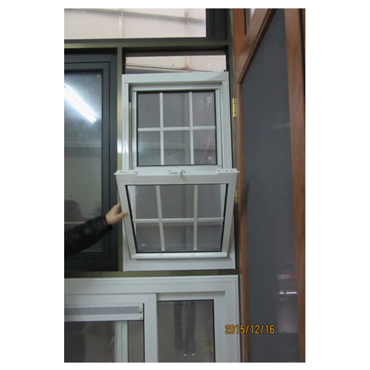 China factory aluminium profile size customized modern house window design vinyl single hung window