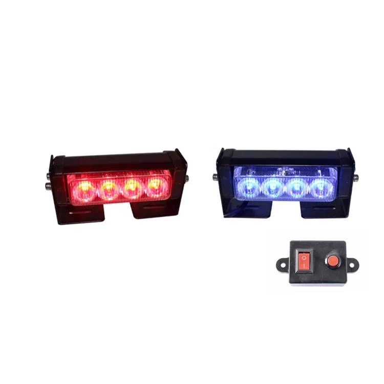 HAIBANG Led Warning Strobe Light Car Led Flashing Lighthead Front Grille Headlight Work Truck Directional Light Bar