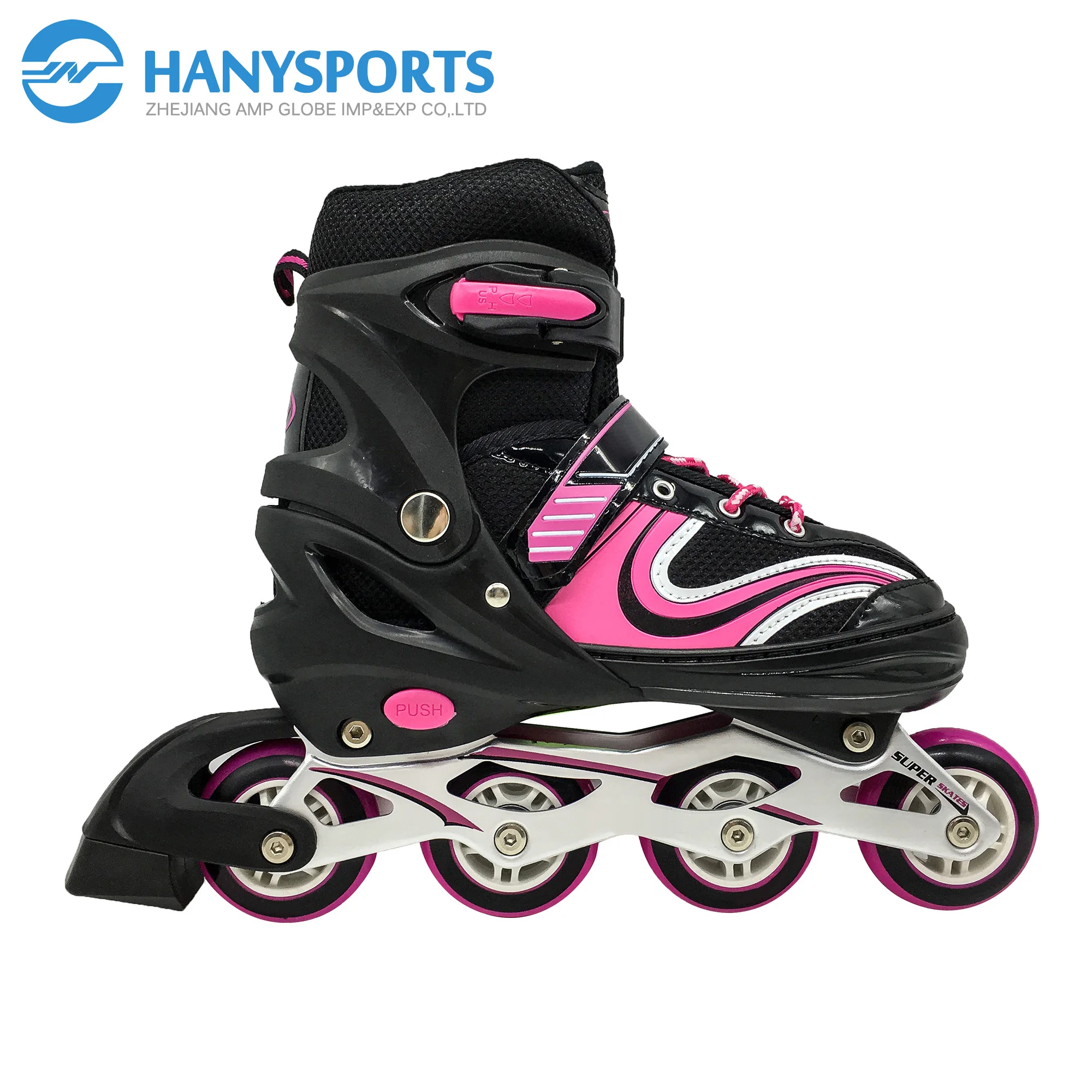 
Super market hotsale Inline Skates with 64mm PVC wheels,size S,M,L 