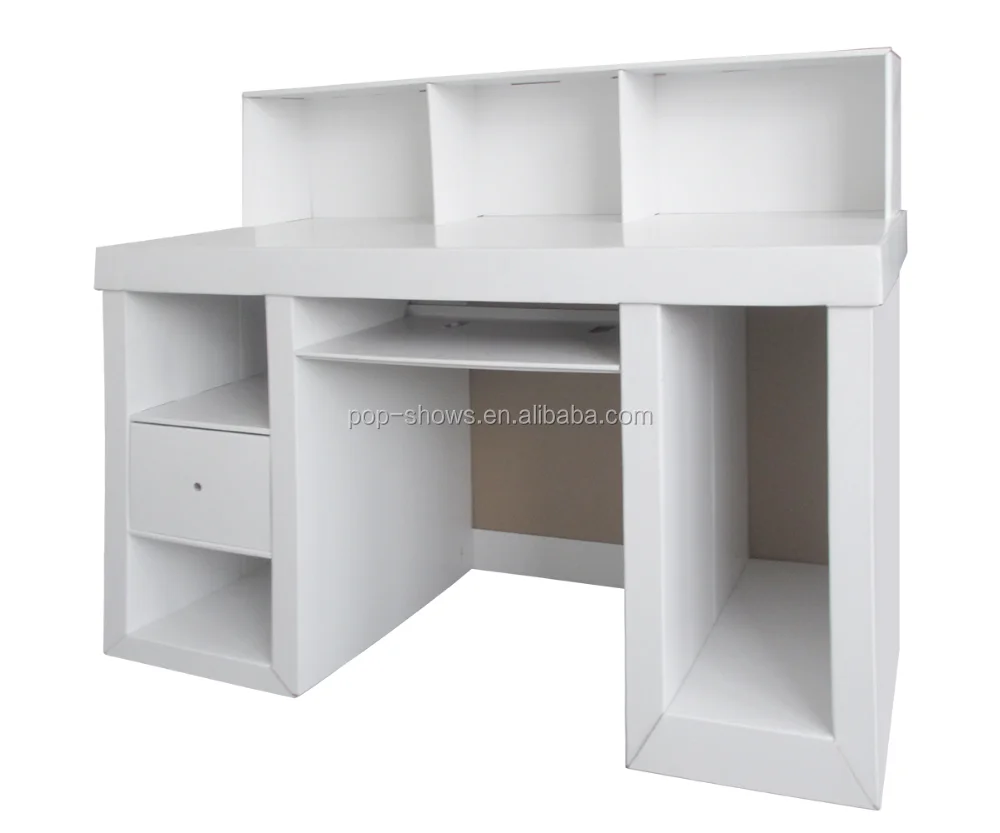 Высококачественная и экологически чистая бумажная тарелка для супермаркета, витрина, мебель из гофрированного картона