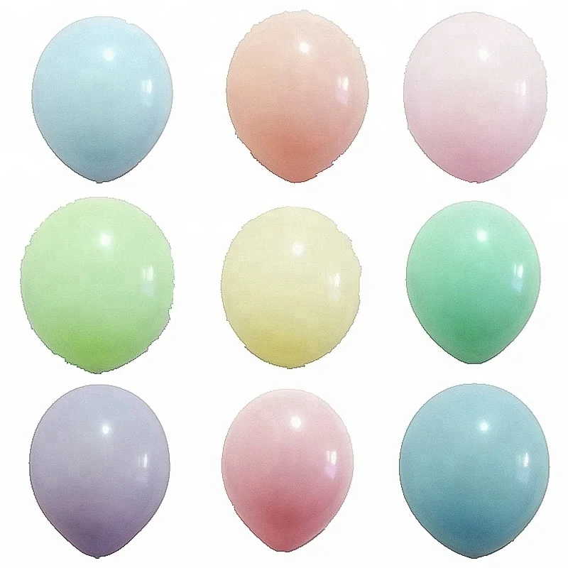 100PCS 10inch Latex Balloon Macaron Color Wedding Decoration Balloons SBR122