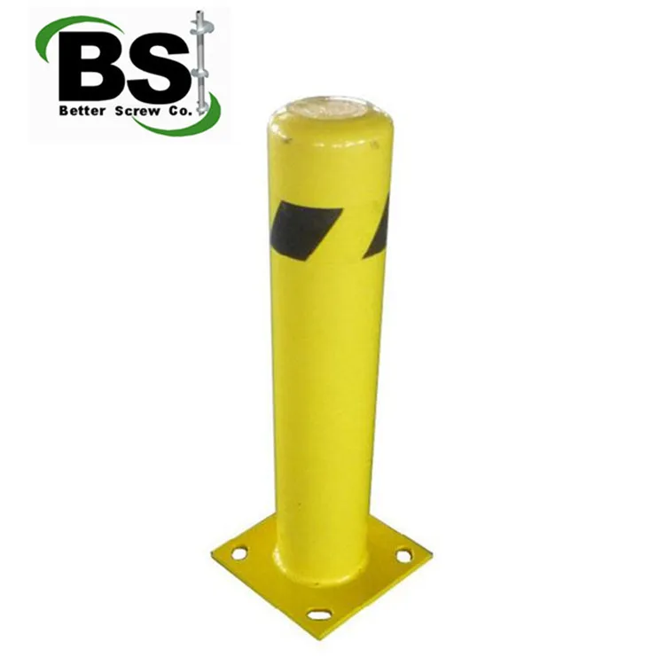 Outdoor Fixed Iron Parking Traffic Barrier Post