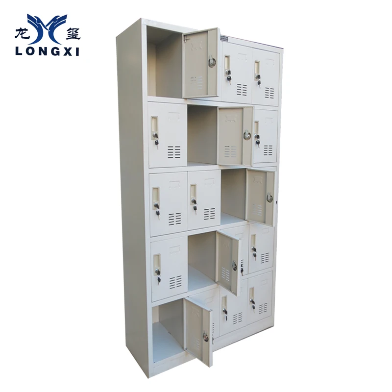 High quality gym metal 20door locker ,custom storage clothing wardrobe locker, steel office and school locker cabinet