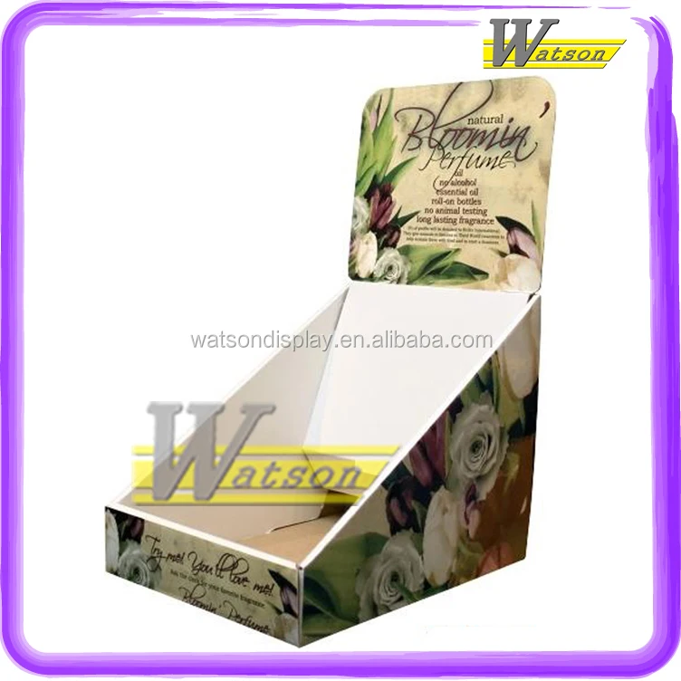
New Product corrugated paper customized counter display with hooks 