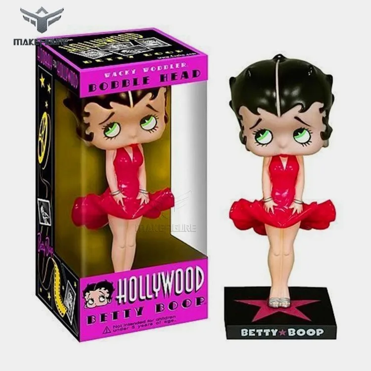 custom made movie star bobble head, rock singer and pop dancer wobble head figure, famous people vinyl bobble head