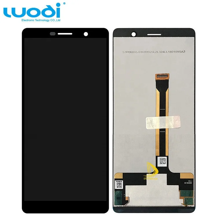 Mobile Phone Black LCD Display Touch Screen Assembly Original New For Nokia 7 Plus