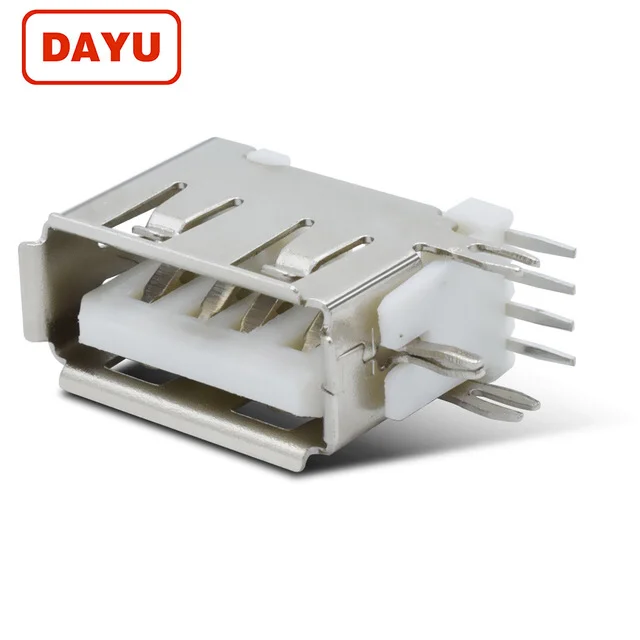 
10mm USB Type A Female Connector Short Body Side Plug USB A Connector 