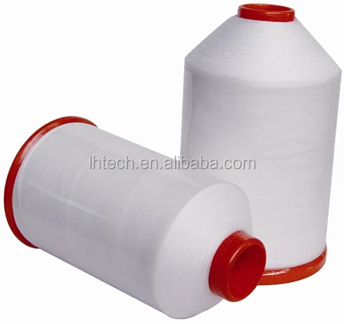 
Hot sale high temperature and chemical resistance white 100% PTFE Sewing Thread for industrial products 