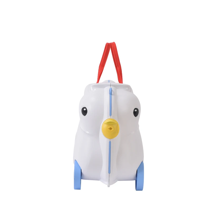 Fashion hot selling 19 inch Animal Kids Luggage School PP Ride On Kids Travel Bag