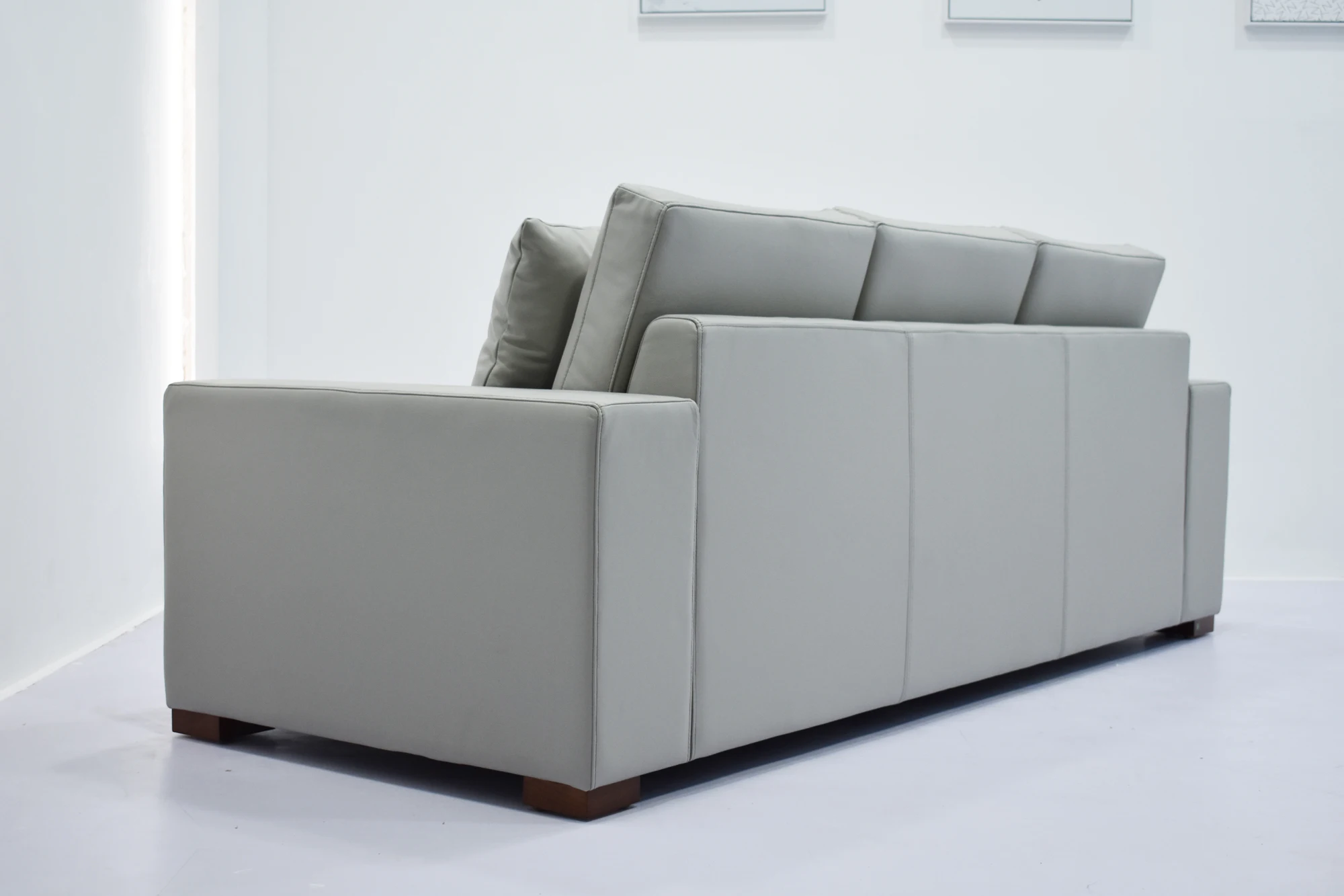 Big 3 seater leather Sofa design 6162-3#