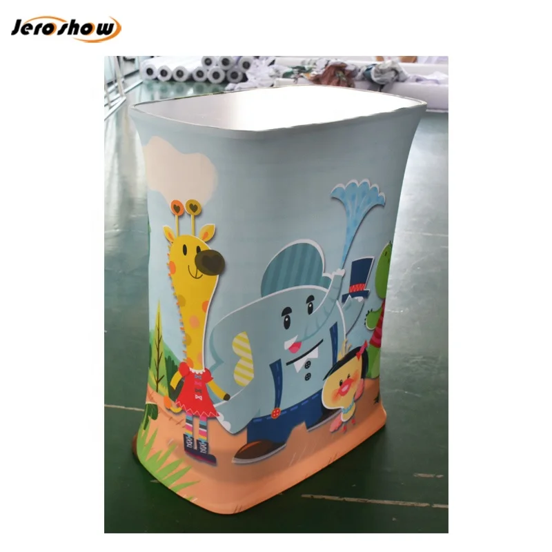 Aluminum Tension Fabric pop up exhibition advertising booth counter luxury promotion table