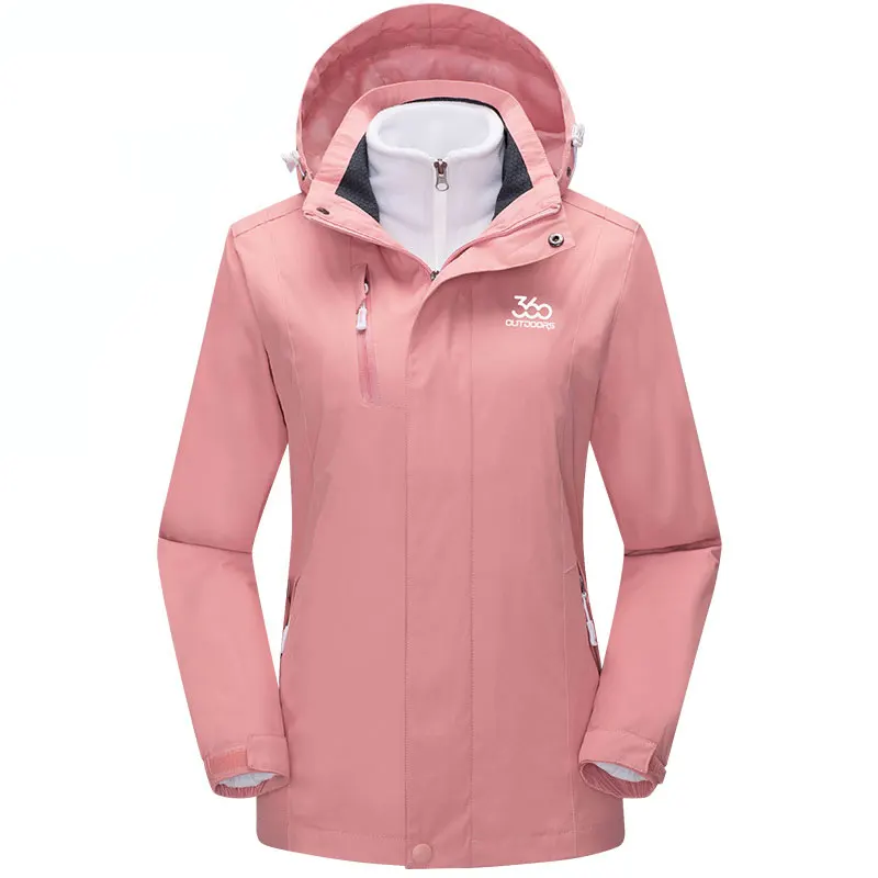 
Custom Women Outdoor Hiking Jackets Waterproof Windbreaker Ski Jackets Women Breathable 