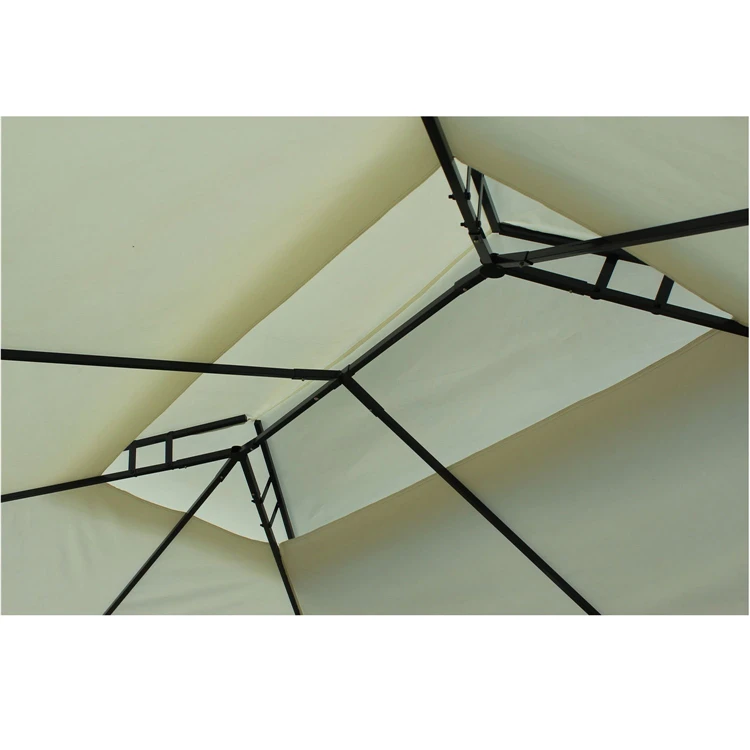 Outdoor Canopy Tent Pergola Metal Roof 3X4X2.65M Gazebo