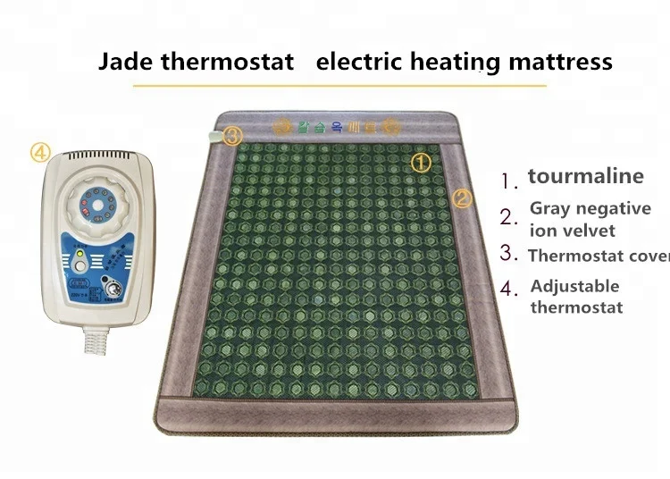 
Electric Heated Jade Infrared Mat /Elaborate Full Body Percussion Massage Jade Mattress Electric Heated Jade Infrared Mat /Elaborate Full Body Massage Jade Mattress