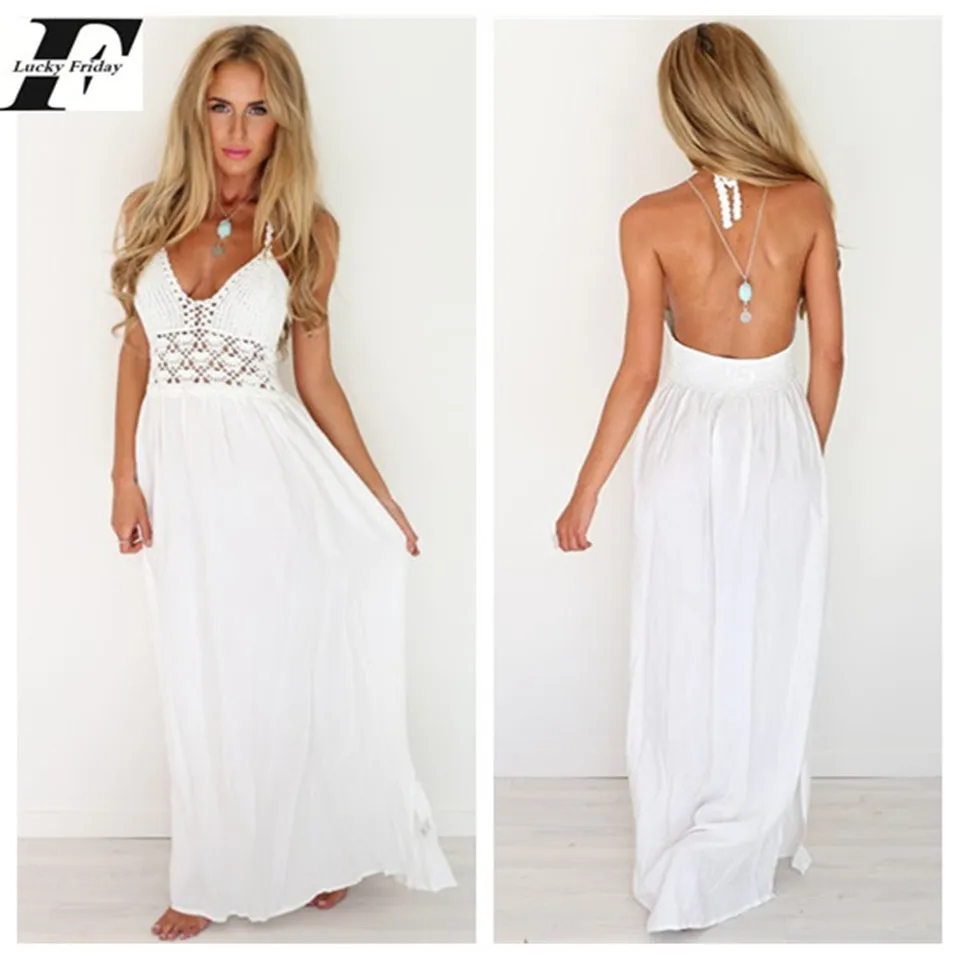 Maxi Dresses White Summer Maxi Dresses Women