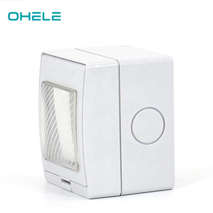 
Factory direct sale IP55 waterproof switch and socket 