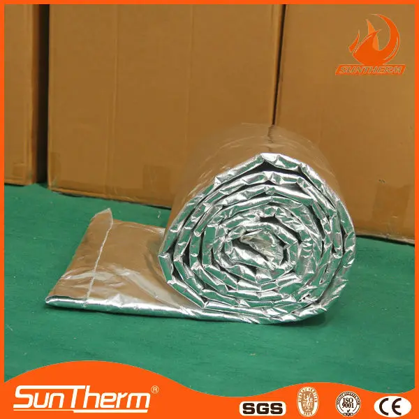 thermal ceramic fiber blanket with all sides al foil coated