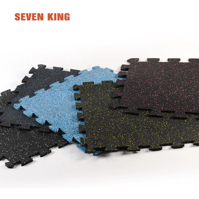 interlocking floor gym rubber mat