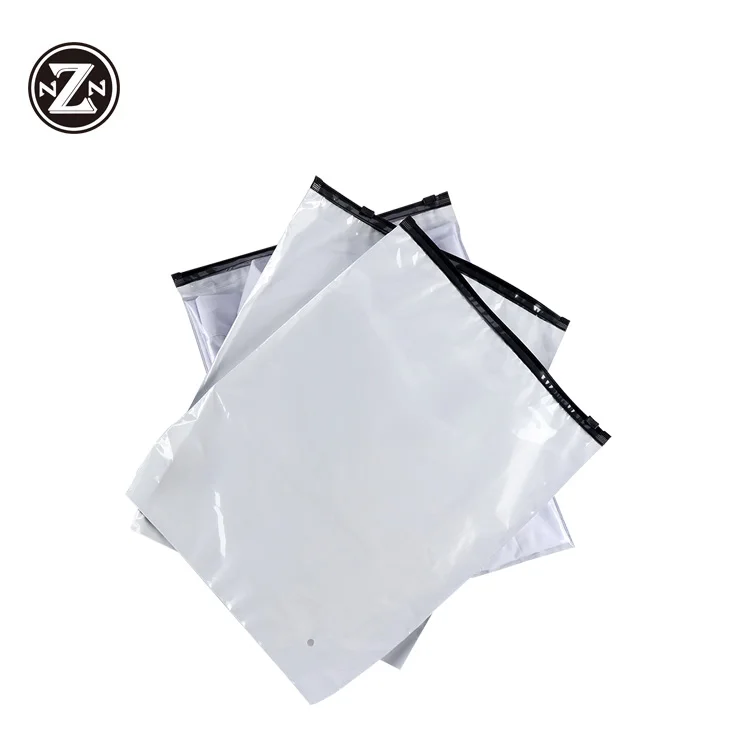 
custom printed logo self sealed hdpe ldpe slider zip lock plastic packaging bag for clothes 