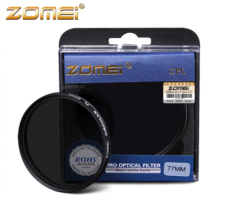 Zomei 72mm CPL Filter Lens