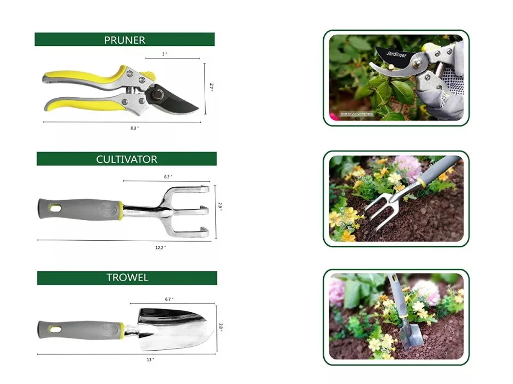 wholesale Strong and durable children gardening tool bag set garden tools tote tool bag set