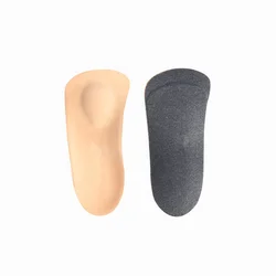 P13 3/4 leather heat moldable orthotic arch support flat feet custom orthotic thermoplastic insole