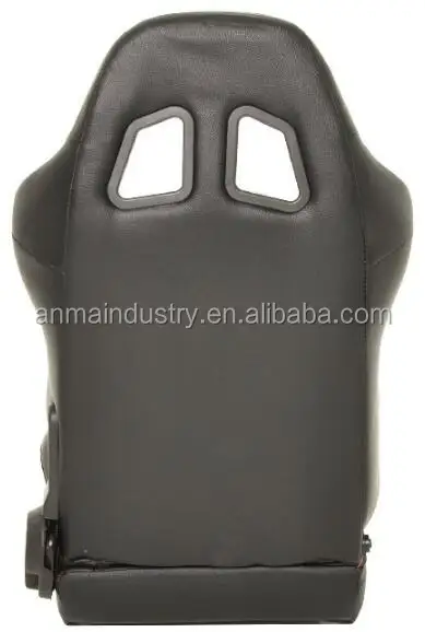 Black and gray MEMORY FOAM PVC Adjustable adult car booster racing seat