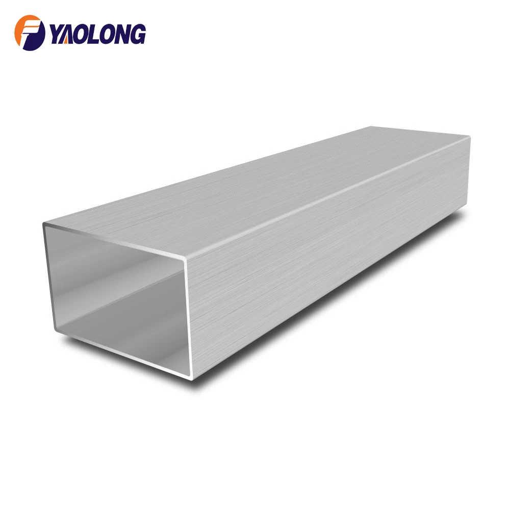 welded 304 316L 3 inch square tube stainless steel rectangular balustrade railing pipe price list