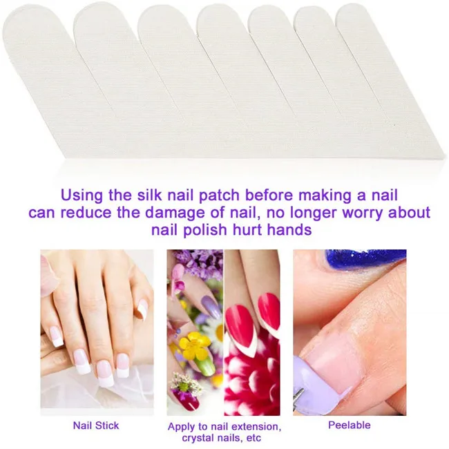 Precut China Silk Artisan Nail Wrap
