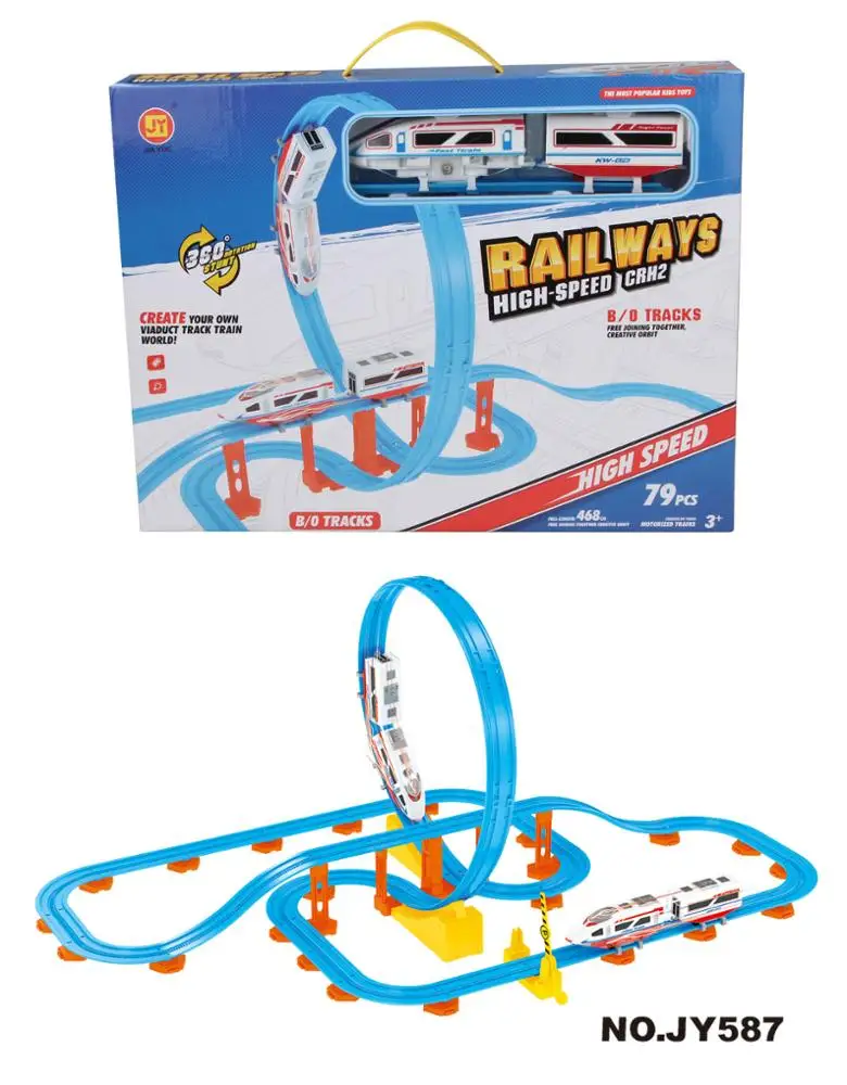 Best sale B/O high speed  2 in 1  railway train thomas   track toys for kids