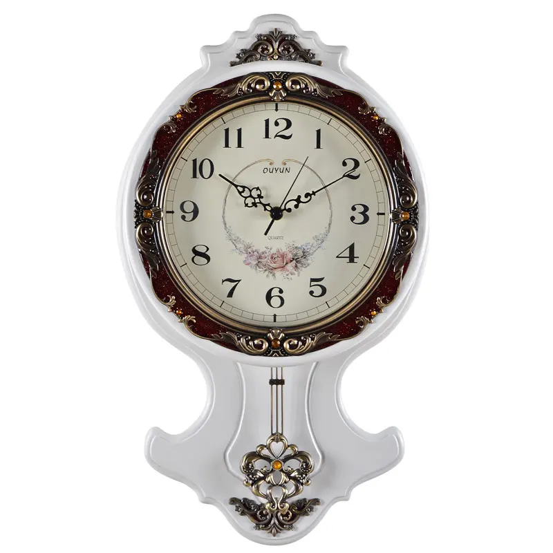 home wall decoration wood wall clocks wholesale Fancy Pendulum Clock