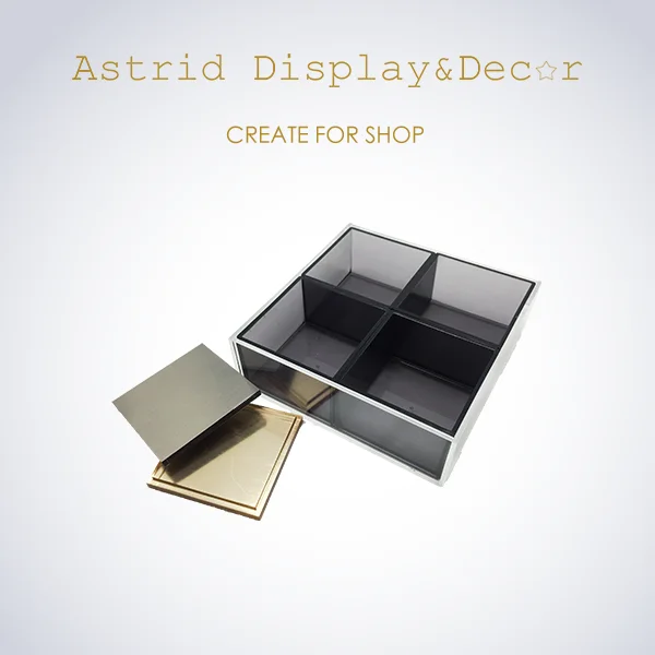 Hot Sale Acrylic Gourmet Snack Boxes