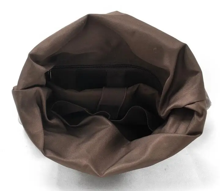 16950 wholesale custom logo vintage waxed waterproof roll up canvas men backpack , canvas bag