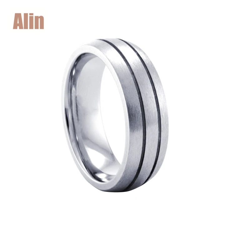 
Rose gold plated hammered china jewelry wholesale cobalt chrome ring 