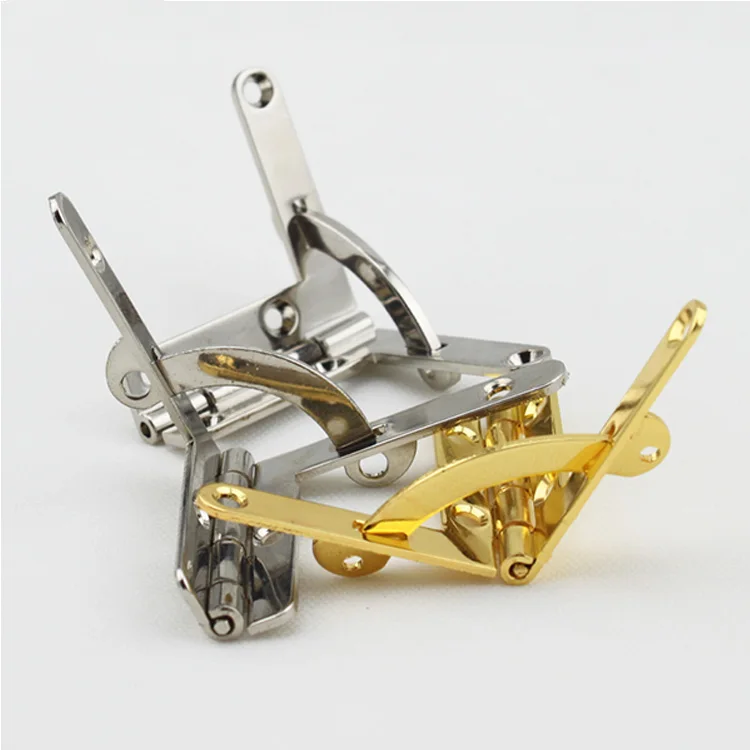 Factory Wooden Boxes Cigar Case Box Zinc Alloy Small Quadrant Hinge