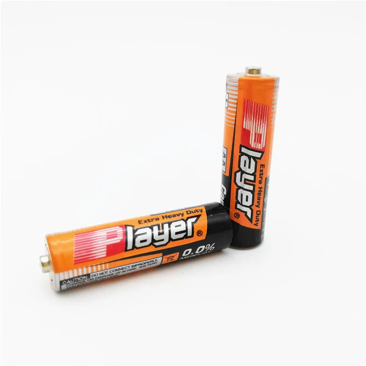 R6P UM-3 2Pcs/Shrink Pack 1.5V Dry Cell Heavy Duty Cheap Carbon Zinc AA Battery Pack