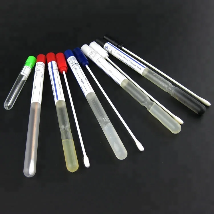 
Medical cotton swabs for specimen transport 