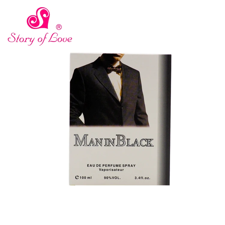 black is black men body shaped perfume