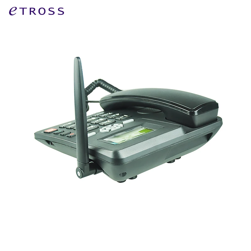 Etross 6588 GSM Desktop phone with 2 sim card slot