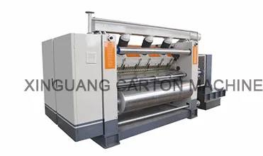 WJ-150-1800 type three layer corrugated roller cardboard production line