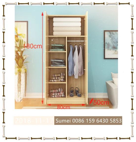 wardrobe closet for  baby and small closet kids wood wardrobe