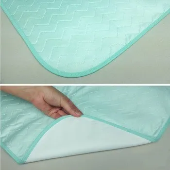 Baby used washable and waterproof Incontinence Bed Pads with wings